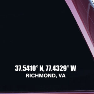 Richmond Virginia Longitude & Latitude